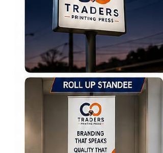 Pole Sign Board