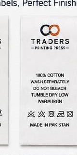 Wash Care Label
